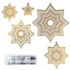 Diamond-Painting-Fensterbilder Sterne, Klassik 2, versch. Größen, doppelseitig, 5 Stück