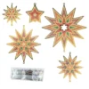 Diamond-Painting-Fensterbilder Sterne, Klassik 1, versch. Größen, doppelseitig, 5 Stück