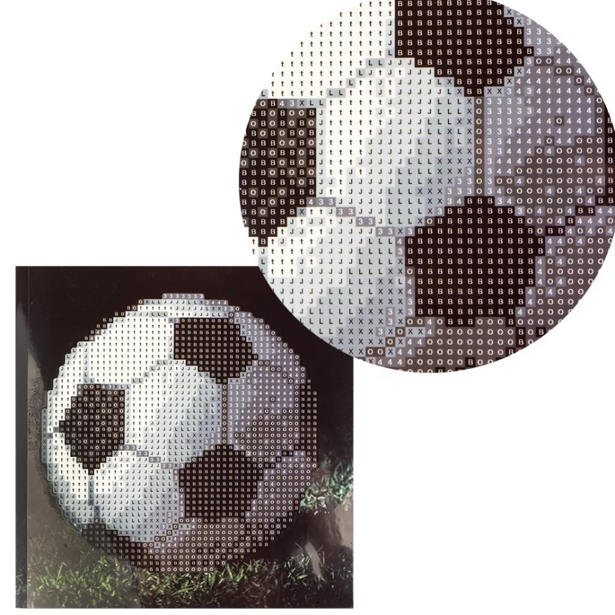 Diamond-Painting-Grußkarte, Fußball, 16cm x 16cm, inkl. Zubehör