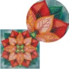 Diamond-Painting-Grußkarte, Mandala 3, 16cm x 16cm, inkl. Zubehör