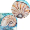 Diamond-Painting-Grußkarte, Nautilus, 16cm x 16cm, inkl. Zubehör
