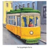 Diamond-Painting-Grußkarte, Straßenbahn, 16cm x 16cm, inkl. Zubehör