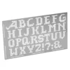 Diamond-Painting-Lineal, Buchstaben, für runde Steine, Höhe: 2,5cm