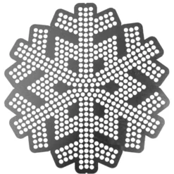 Diamond-Painting-Lineal, Eiskristall 2, Motivgröße: 12,6cm x 13cm
