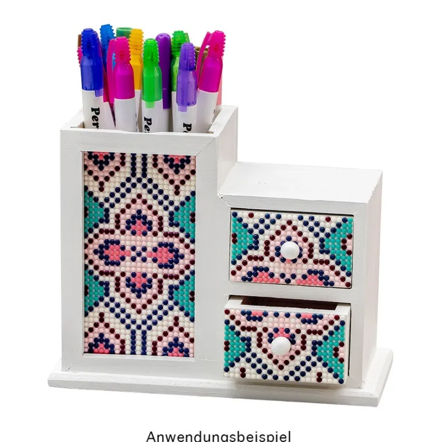 Diamond-Painting-Lineal, mit Linien-Raster, für runde Steine, 20cm x 3,8cm