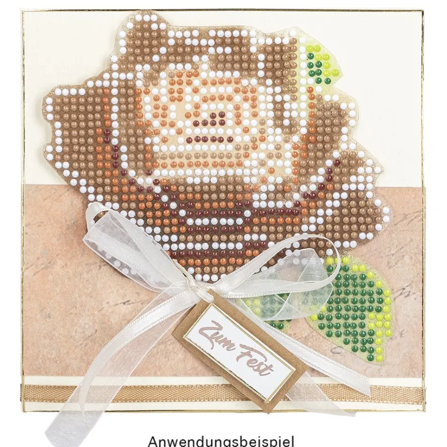 Diamond-Painting-Lineal, Rechteck, für runde Steine, Legefläche: 17,6cm x 18cm