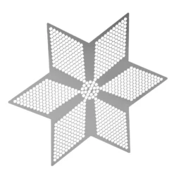 Diamond-Painting-Lineal, Stern 2, für runde Steine, Legefläche: 15,5cm x 13,6cm