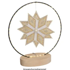 Diamond-Painting-Lineal, Stern 2, für runde Steine, Legefläche: 15,5cm x 13,6cm