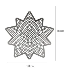 Diamond-Painting-Lineal, Stern 5, Motivgröße: Ø 13,8cm