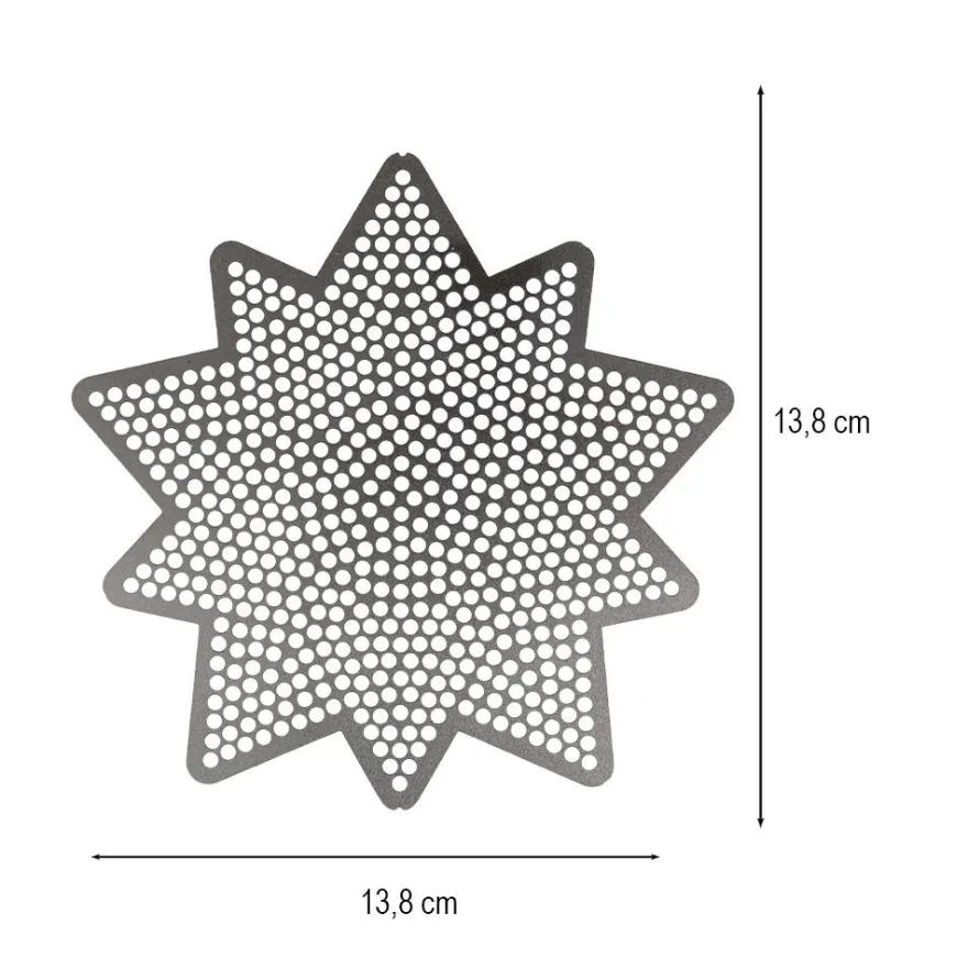 Diamond-Painting-Lineal, Stern 5, Motivgröße: Ø 13,8cm