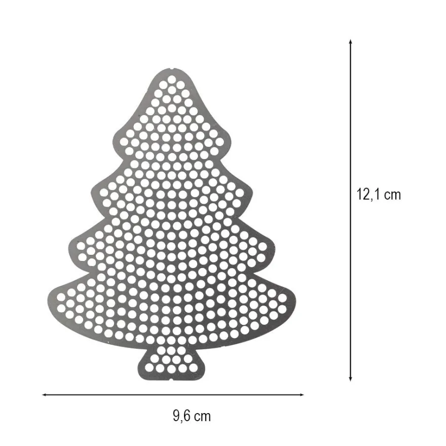 Diamond-Painting-Lineal, Tannenbaum 2, Motivgröße: 9,6cm x 12,1cm