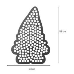 Diamond-Painting-Lineal, Wichtel, Motivgröße: 5,8cm x 8,6cm