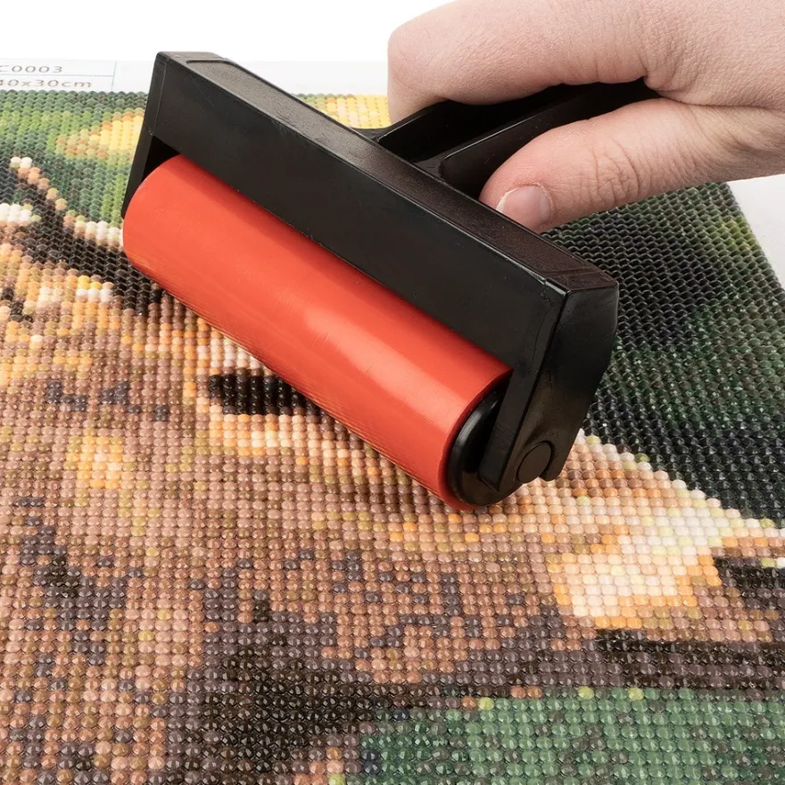 Diamond-Painting-Rolle, 12,5cm x 11,7cm, Walze Ø 3cm