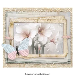 Diamond-Painting-Stanzbogen, Faltboxen, mit Goldfolienveredelung, 320g/m², DIN A4, 5 Bogen