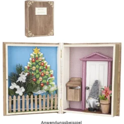 Diamond-Painting-Stanzbogen, Weihnachten, 370g/m², DIN A4, 5 Bogen