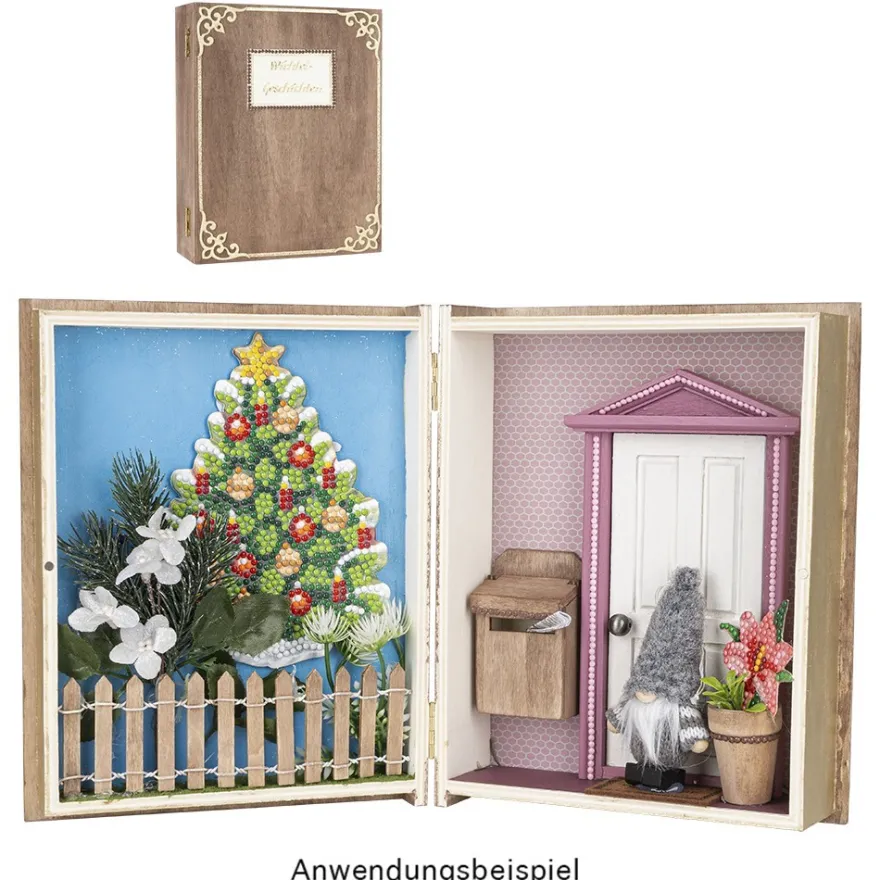 Diamond-Painting-Stanzbogen, Weihnachten, 370g/m², DIN A4, 5 Bogen