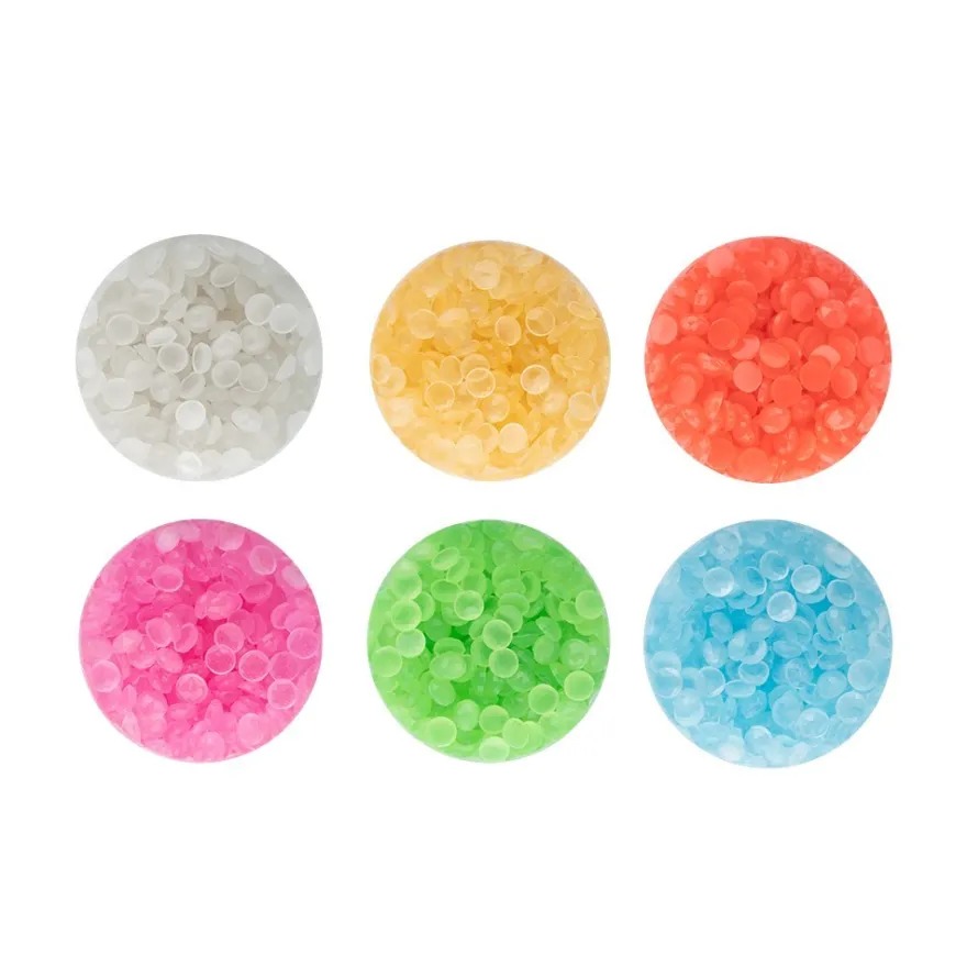 Diamond-Painting-Steine, fluoreszierend, versch. Farben, je 8g, 6 Dosen