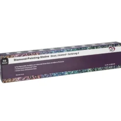 Diamond-Painting-Steine, Strass, irisierend, Sortierung 2, versch. Farben, je 8g, 10 Dosen