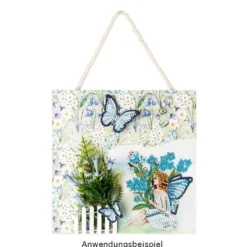 Diamond-Painting-Sticker, Elfen, DIN A4, 4 Bogen