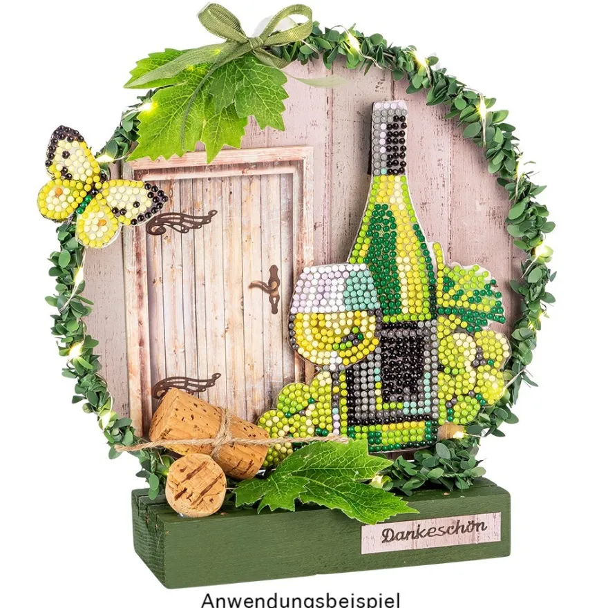 Diamond-Painting-Sticker, Essen & Trinken, DIN A4, 4 Bogen
