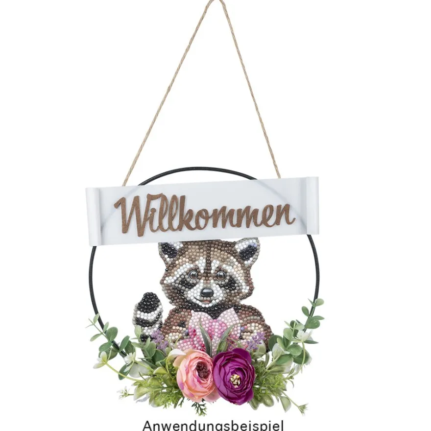 Diamond-Painting-Sticker, Fröhliche Wegbegleiter, DIN A4, 4 Bogen