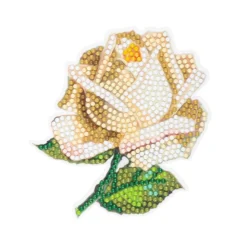 Diamond-Painting-Sticker, Rosen, DIN A4, 4 Bogen