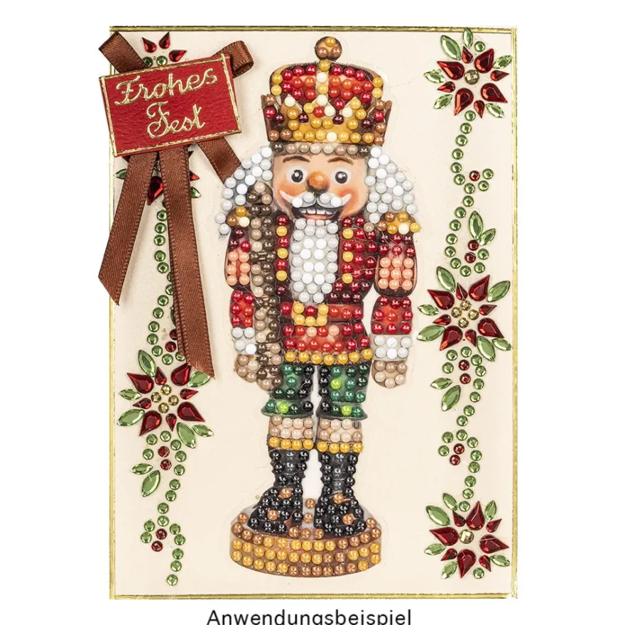 Diamond-Painting-Sticker, Winter/Weihnachten, DIN A4, 4 Bogen