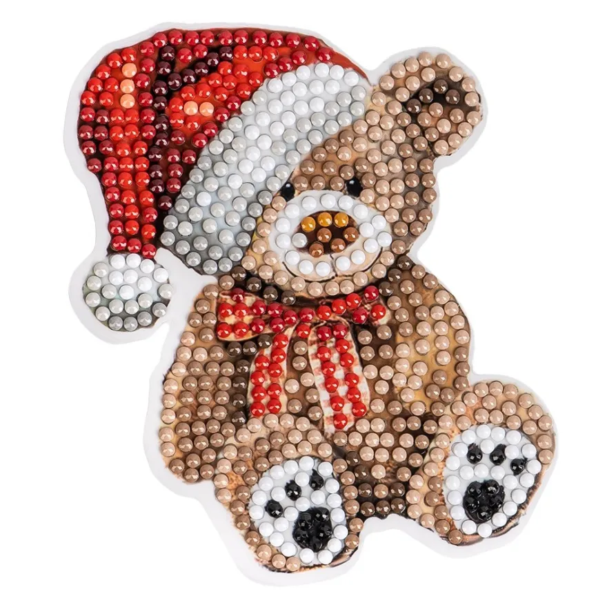 Diamond-Painting-Sticker, Winter/Weihnachten, DIN A4, 4 Bogen