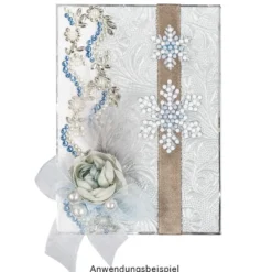 Diamond-Painting-Sticker, Winter/Weihnachten, DIN A4, 4 Bogen