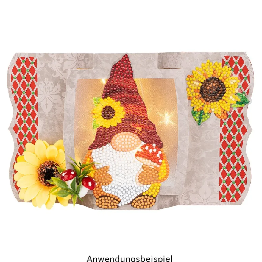 Diamond-Painting-Sticker, Zauberhafter Herbst, DIN A4, 4 Bogen