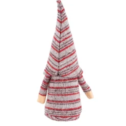 DIY-Wichtel, Bente, 25cm hoch, 8-teilig, rot-grau gestreift