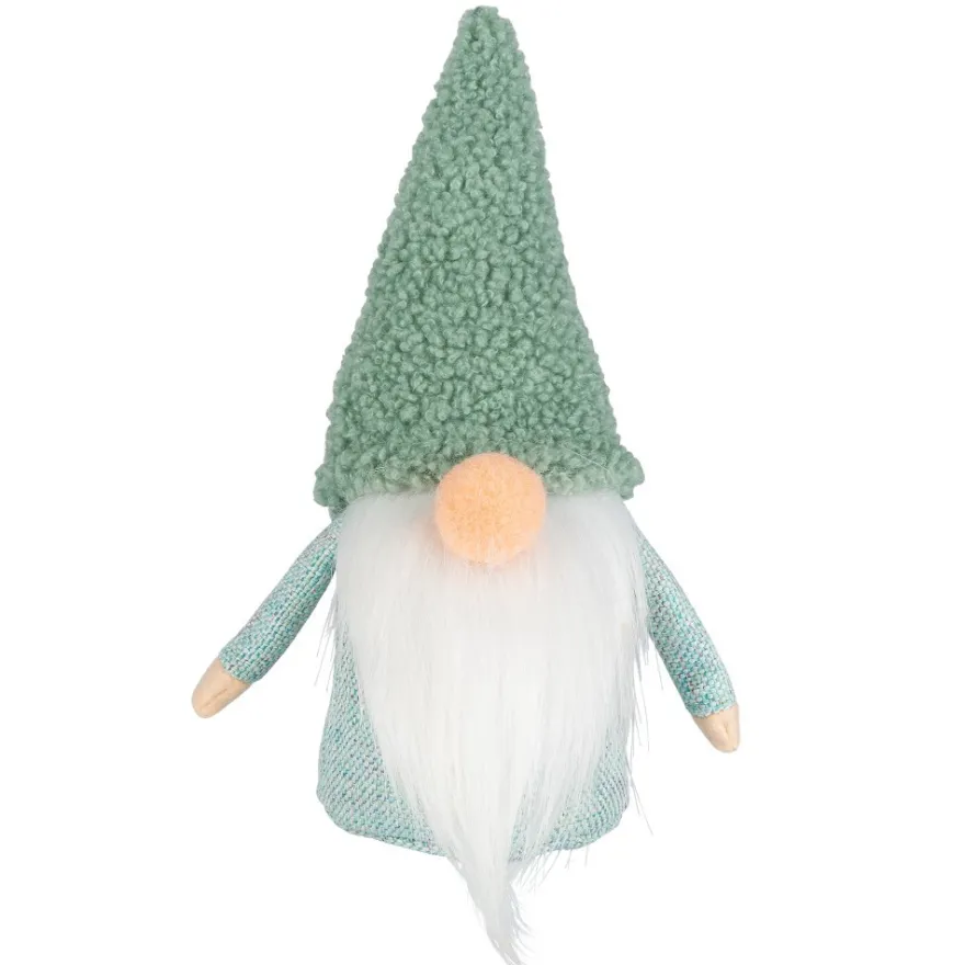 DIY-Wichtel, Tomte, 25cm hoch, 8-teilig, grüner Körper und Mütze
