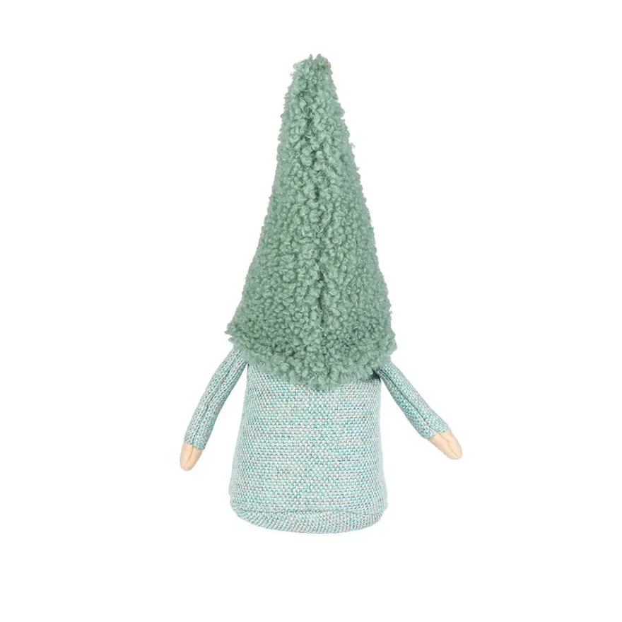 DIY-Wichtel, Tomte, 20cm hoch, 8-teilig, grüner Körper und Mütze