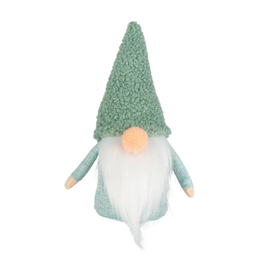 DIY-Wichtel, Tomte, 20cm hoch, 8-teilig, grüner Körper und Mütze
