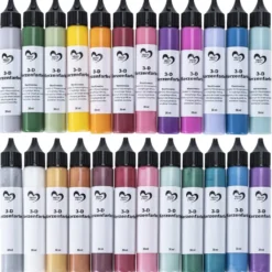 3-D Kerzenfarben in Tuben, Sortierung 2, 24 verschiedene Farben, je 30ml, 24 Stück