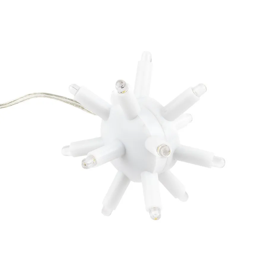 3-D LED-Stern zum Zusammenstecken, Ø50cm, 14 Strahlen mit je 1 LED, inkl.Timer