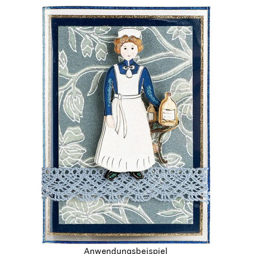 3-D Motive, Arzt-Serie, Gold-Gravur, 4,5-10,5cm, 10 Motive