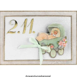 3-D Motive, Baby, 6-8cm, 10 Motive