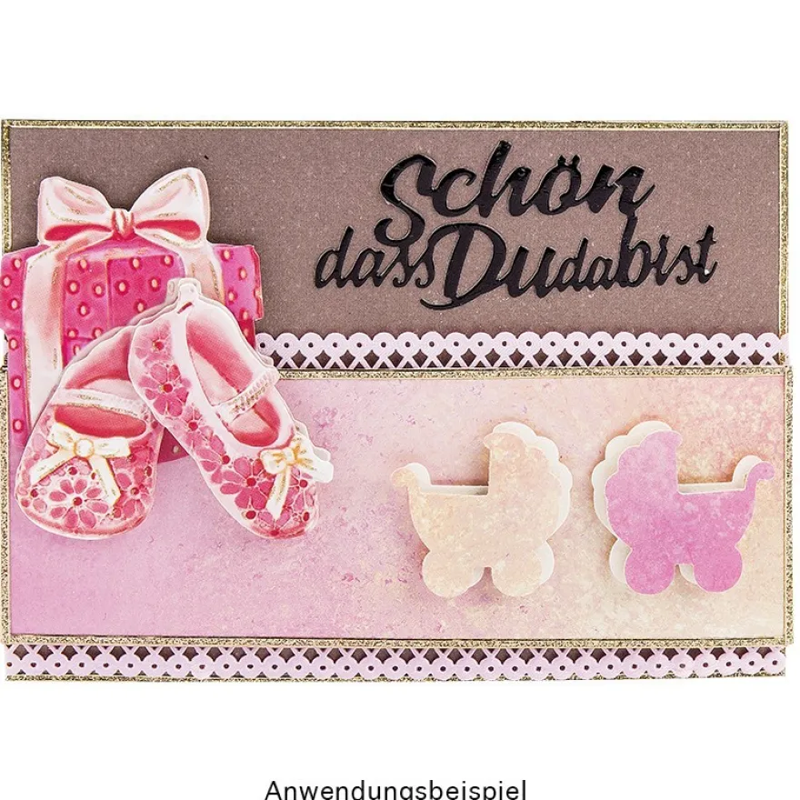 3-D Motive, Baby/Mädchen, 5-8,5cm, 10 Motive