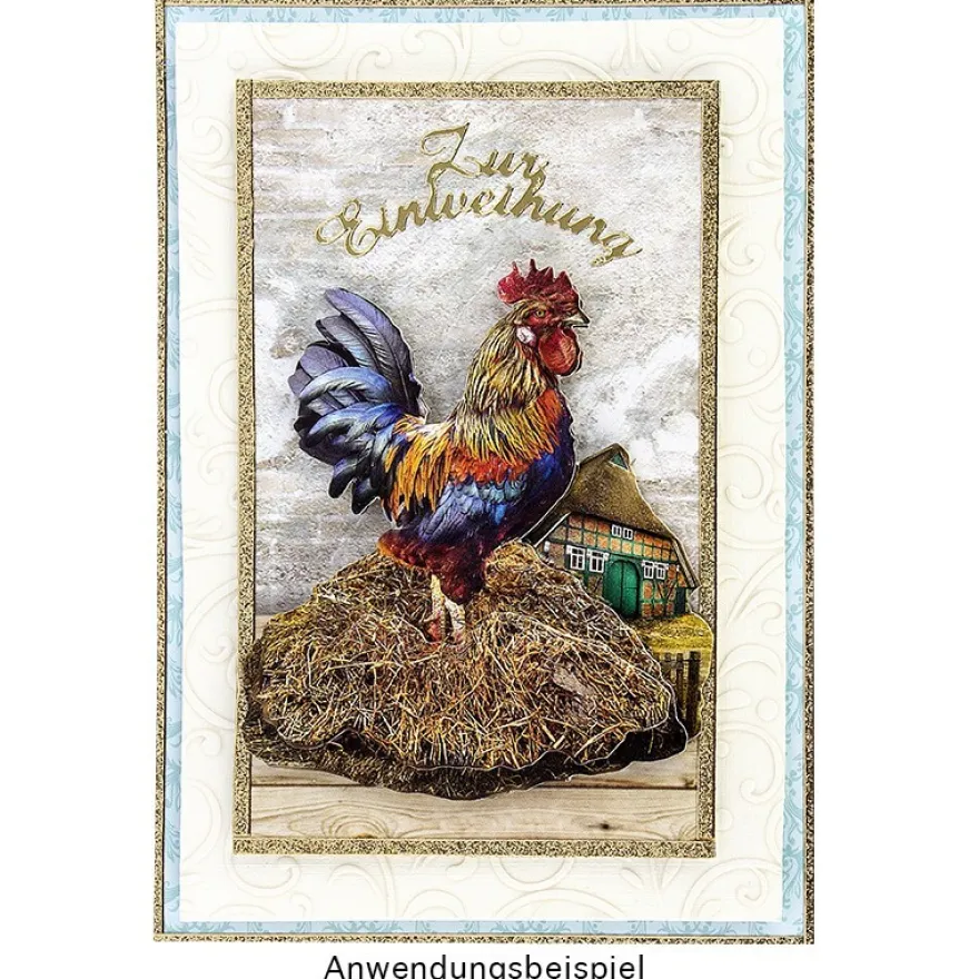 3-D Motive, Bauernhof, 7-9,5cm, 10 Motive