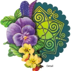 3-D Motive, Blumen der Liebe und des Lebens, 8-9,5cm, 10 Motive
