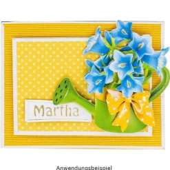 3-D Motive, Blumen in Kannen, 7-9cm, 10 Motive