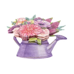 3-D Motive, Blumen in Kannen 2, 7,5-10,5cm, 10 Motive