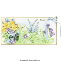 3-D Motive, Blumen in Kannen 2, 7,5-10,5cm, 10 Motive