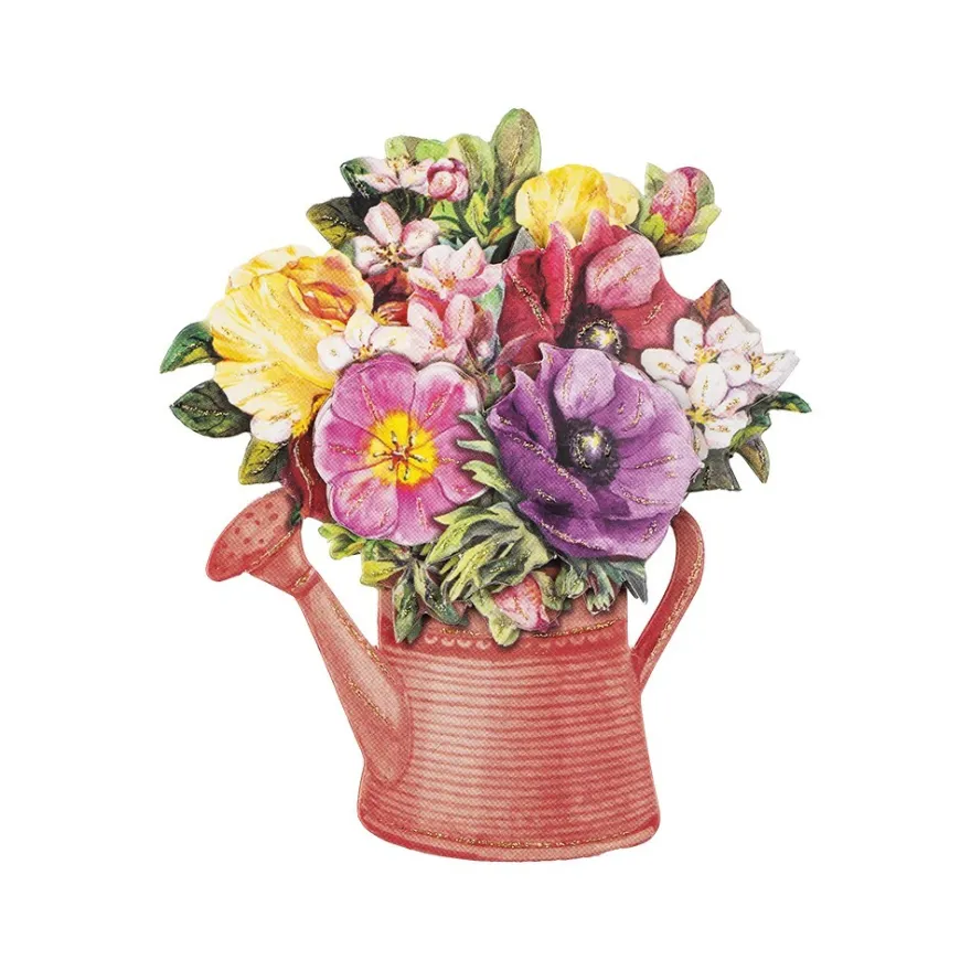 3-D Motive, Blumen in Kannen 2, 7,5-10,5cm, 10 Motive