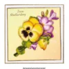 3-D Motive, Blumen-Sträußchen, 5,5-11cm, 10 Motive