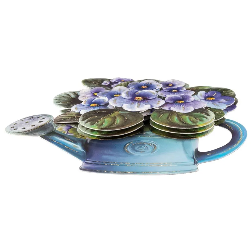 3-D Motive, Blumensträuße mit Kanne, 7-9,5cm, 10 Motive
