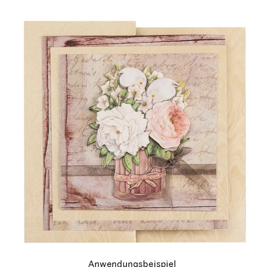 3-D Motive, Blumentröge, 8-10cm, 10 Motive