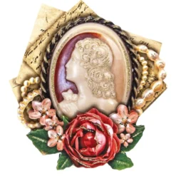 3-D Motive, Broschen, 7-9,5cm, 10 Motive