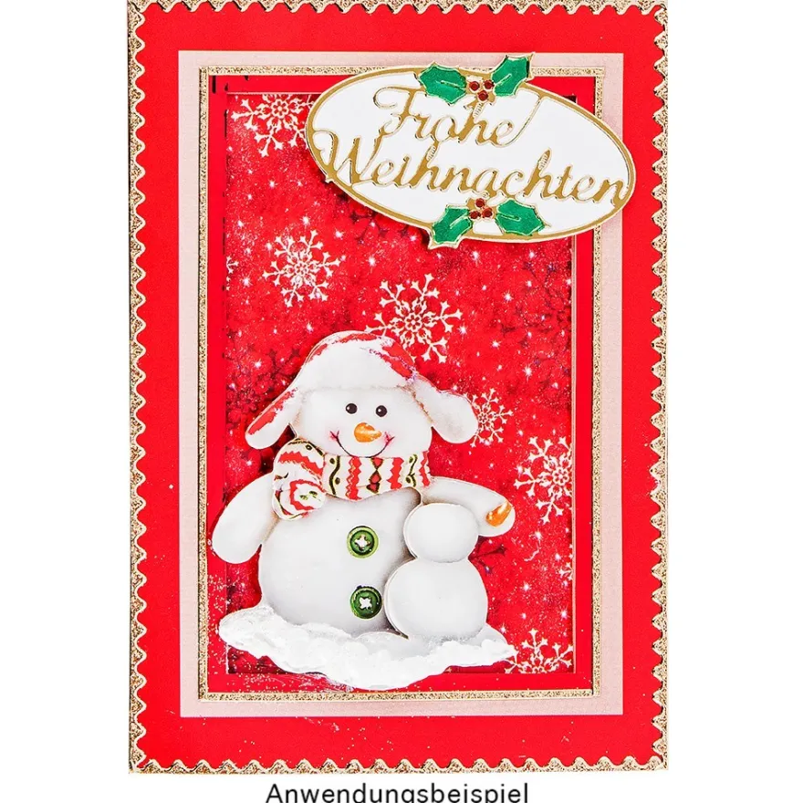 3-D Motive, Deko-Schneemänner, 5,5-8,5cm, 10 Motive